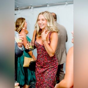 Hutch Sweetheart Midi Dress - Cocktail